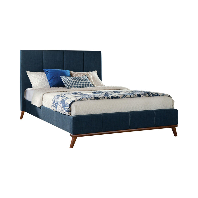 Charity - Blue - Eastern King Bed - Ornate Home