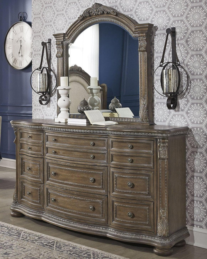 Charmond Dresser and Mirror - Ornate Home