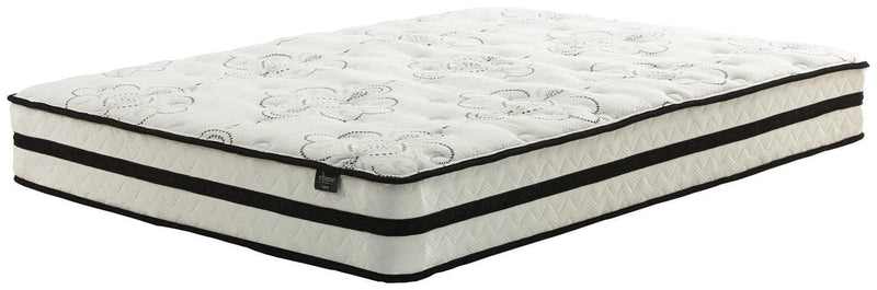 Chime 10 Inch Hybrid 10 Inch Queen Mattress and Pillow - Ornate Home