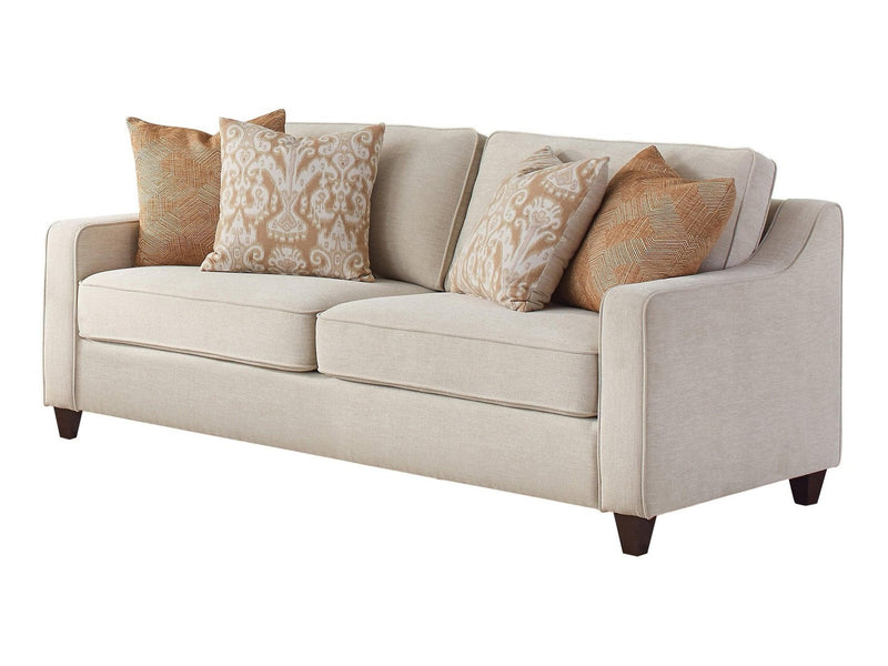 Christine - Beige - Stationary Sofa - Ornate Home