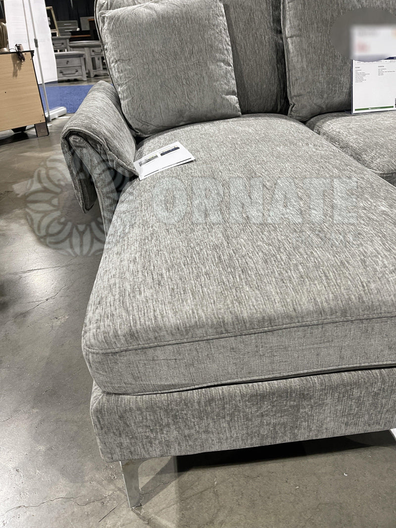 Cirebon -  Gray -  Reversible L Shape Sectional Sofa - Ornate Home