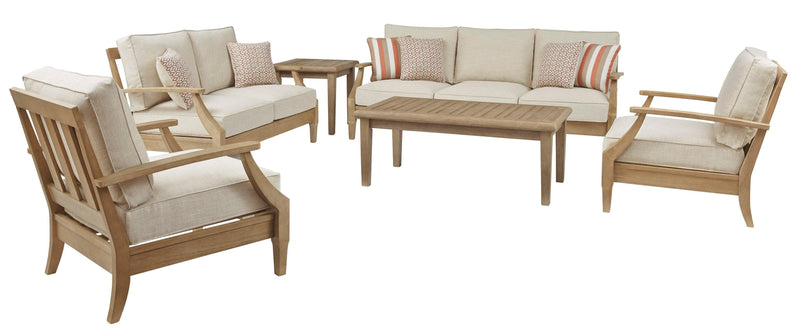 Clare View 4pc Outdoor Seating Group - Ornate Home