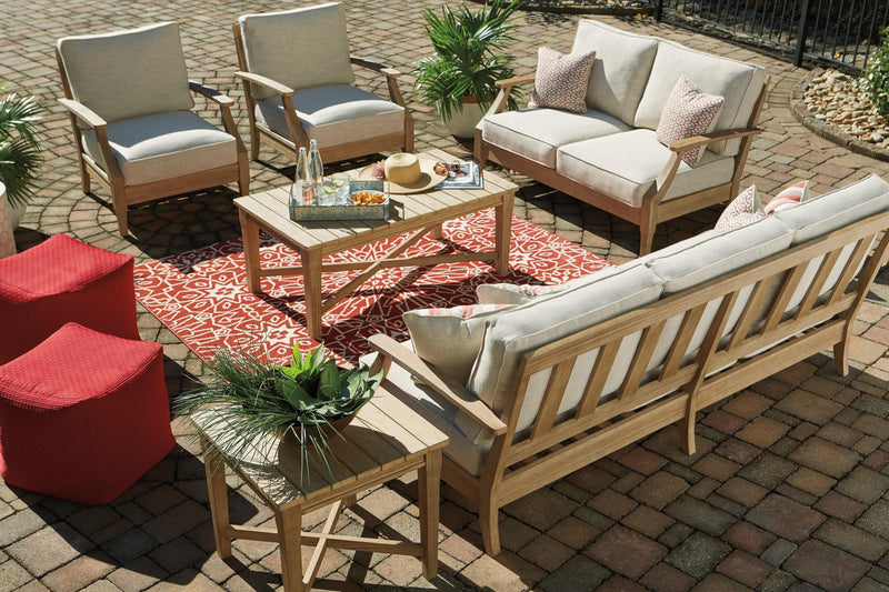 Clare View 4pc Outdoor Seating Group - Ornate Home