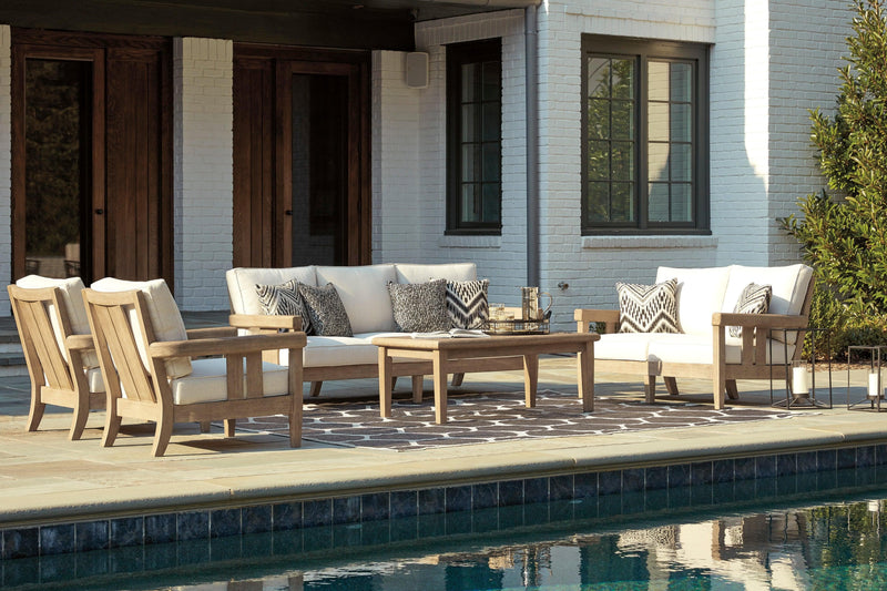 Clare View 4pc Outdoor Seating Group - Ornate Home