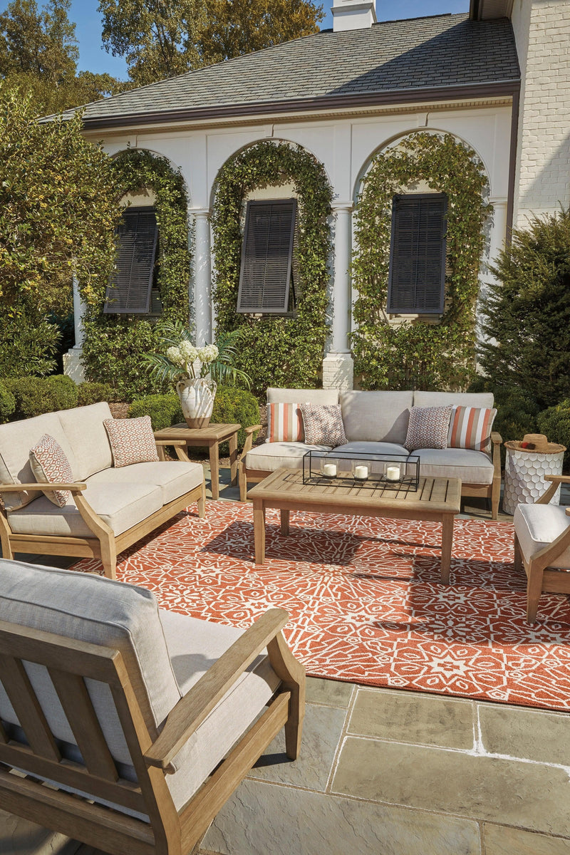 Clare View 4pc Outdoor Seating Group - Ornate Home