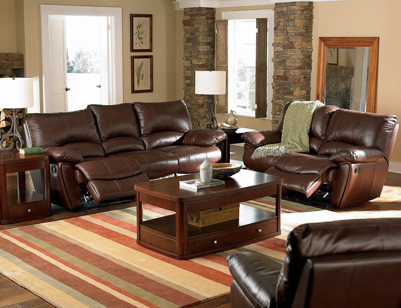 Clifford - Dark Brown - 2pc Motion Living Room Set - Ornate Home