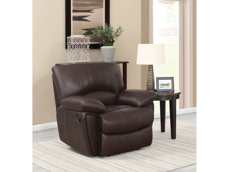 Clifford  - Dark Brown - Motion Glider Recliner - Ornate Home