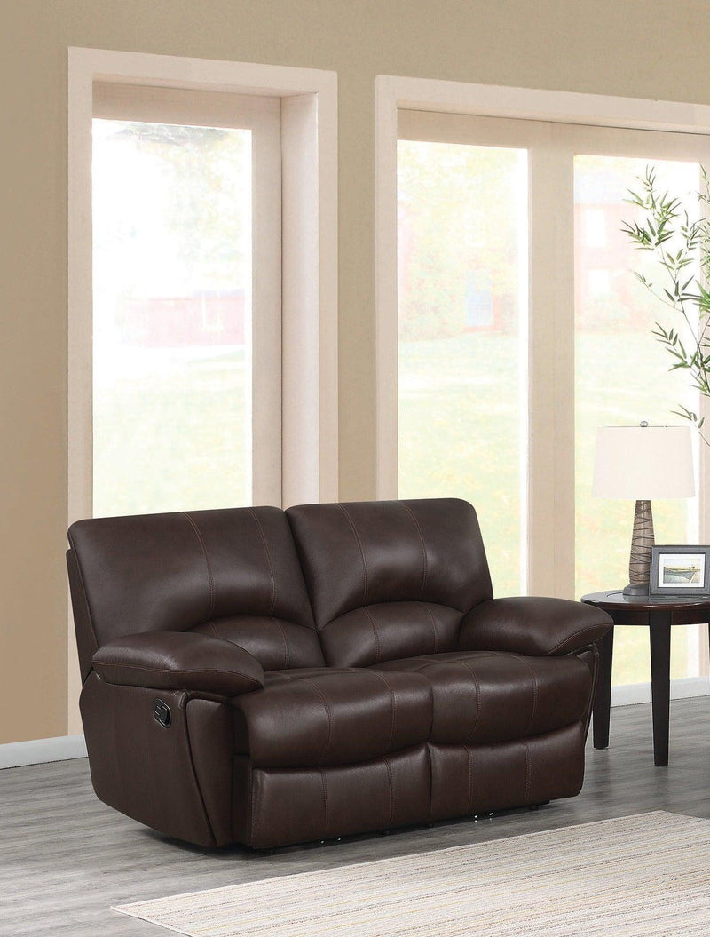 Clifford - Dark Brown - Motion Loveseat - Ornate Home