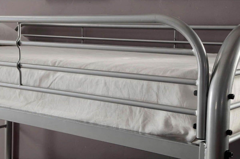 Opal Silver Twin/Full Bunk Bed