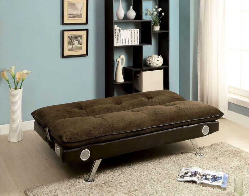 Gallagher Dark Brown Futon