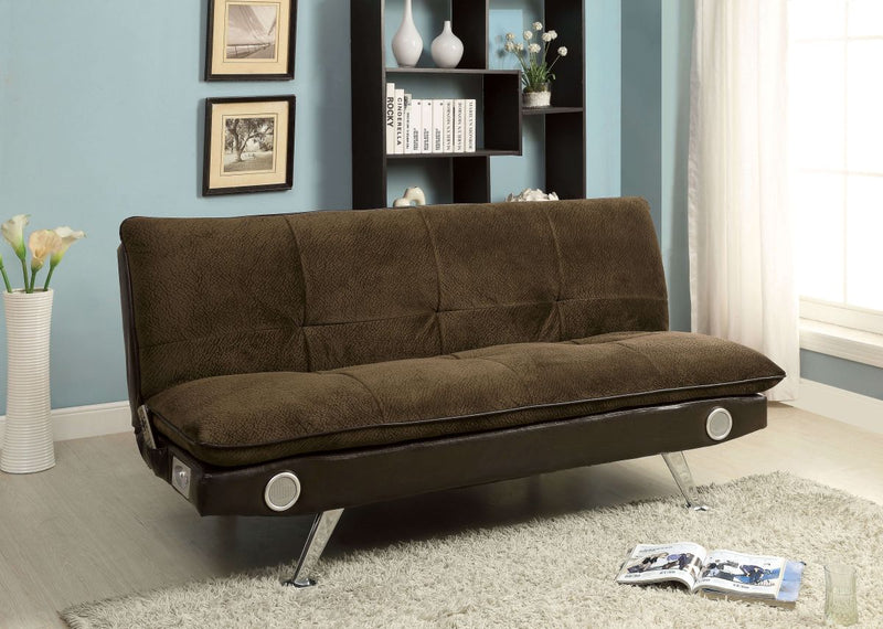 Gallagher Dark Brown Futon