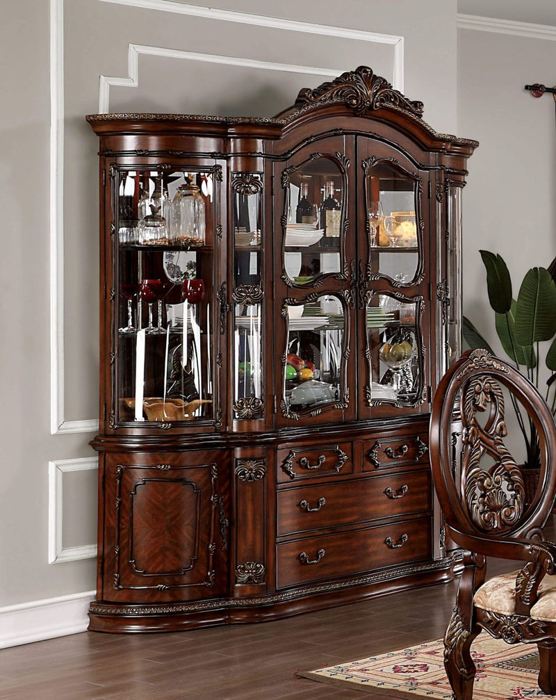 Normandy Brown Cherry Hutch & Buffet