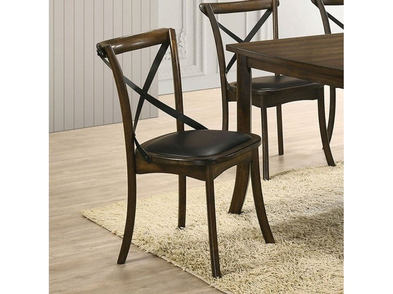 Buhl Burnished Oak & Espresso Dining Chair (Set of 2)