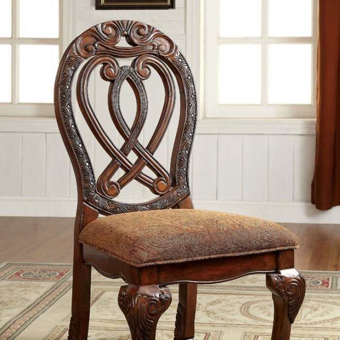 Wyndmere - Brown/Cherry - Side Chair (Set of 2) - Ornate Home