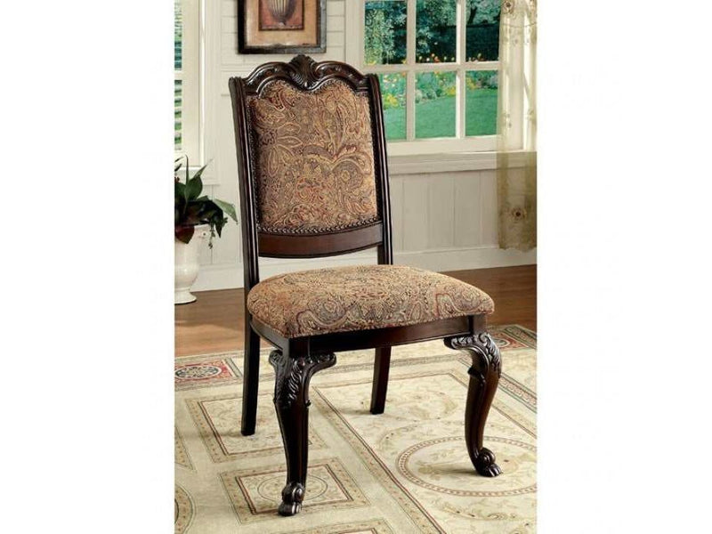 Bellagio - Brown Cherry/Brown - Side Chair (Set of 2) - Ornate Home