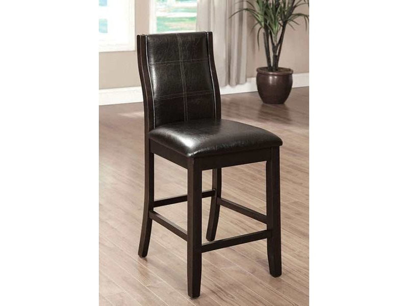 Townsend II - Brown Cherry - Counter Height Chair (Set of 2) - Ornate Home