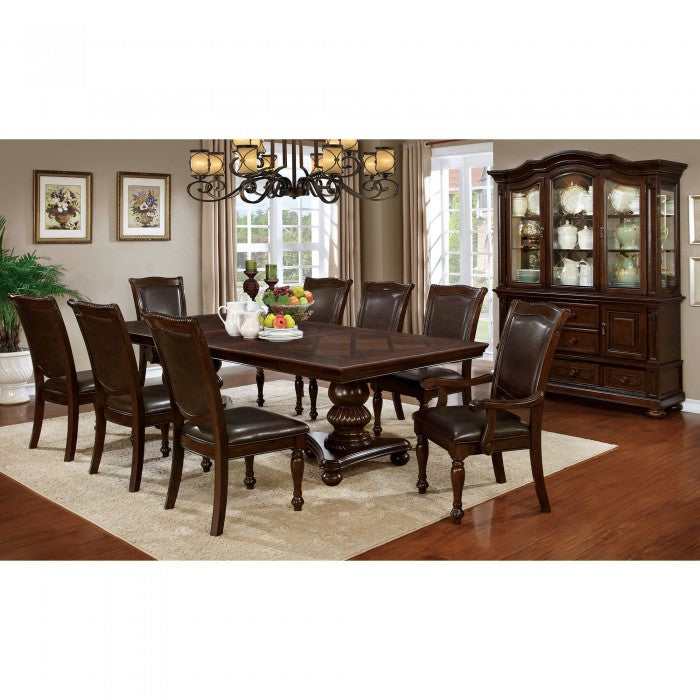 Alpena - Brown Cherry/Espresso - Dining Arm Chair (Set of 2) - Ornate Home