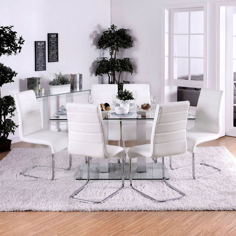 Richfield Silver & Chrome Dining Table