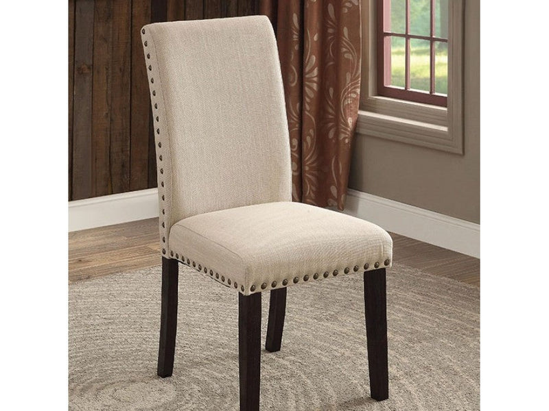 Dodson Black & Beige Side Chair (Set of 2)