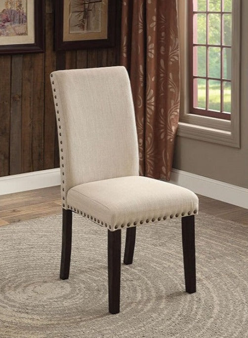 Dodson Black & Beige Side Chair (Set of 2)