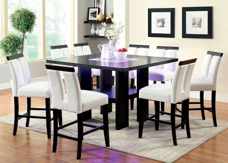 Luminar II Black Dining Table