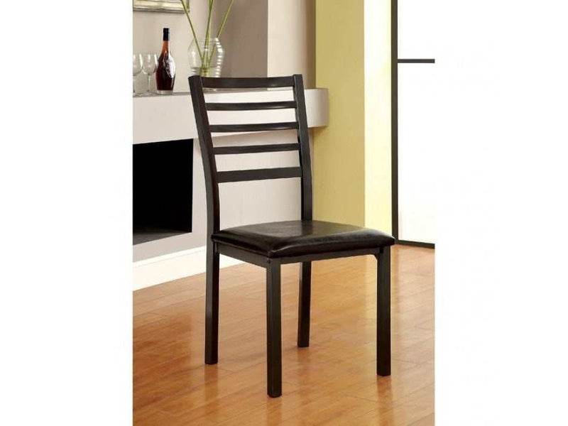 Colman - Black & Espresso - Dining Chair (Set of 2) - Ornate Home