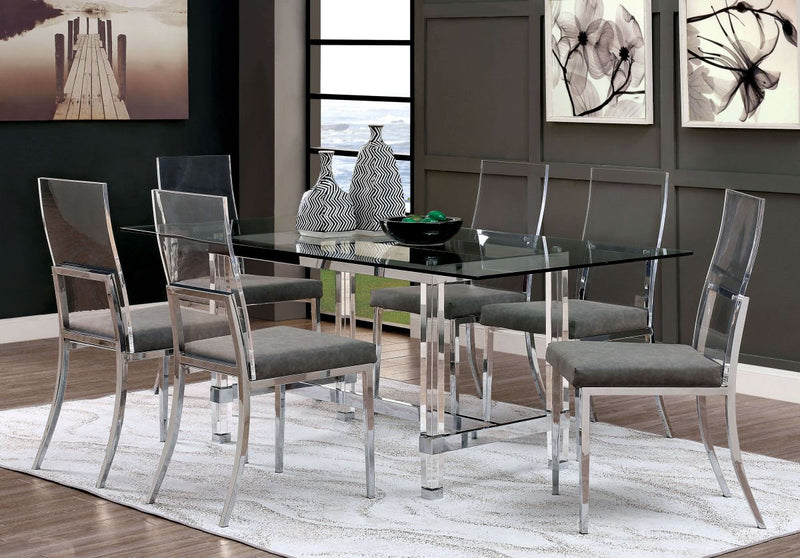 Sunniva Chrome Dining Table