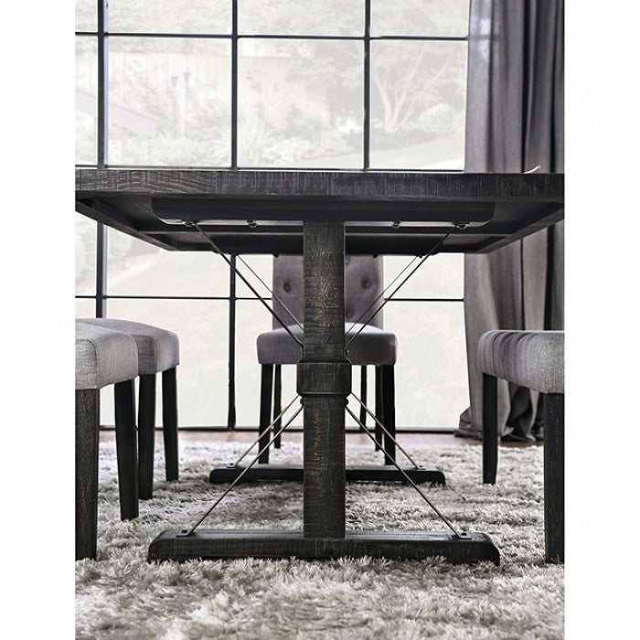 Alfred - Antique Black - Dining Table - Ornate Home