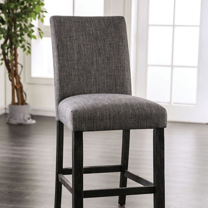 Brule Rustic Gray Counter Ht. Side Chair (Set of 2)