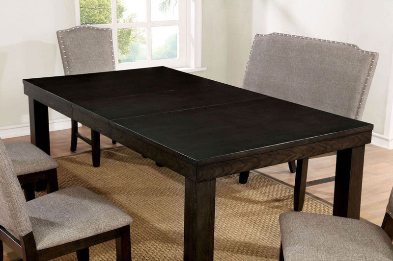 Teagan Dark Walnut/Gray Dining Table