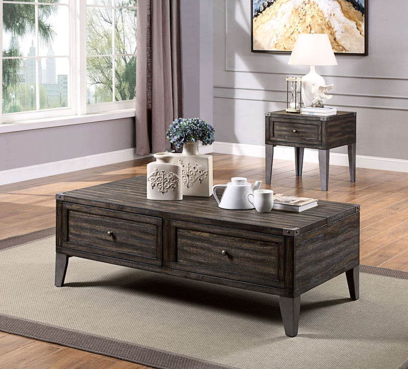 Piedmont Dark Oak End Table