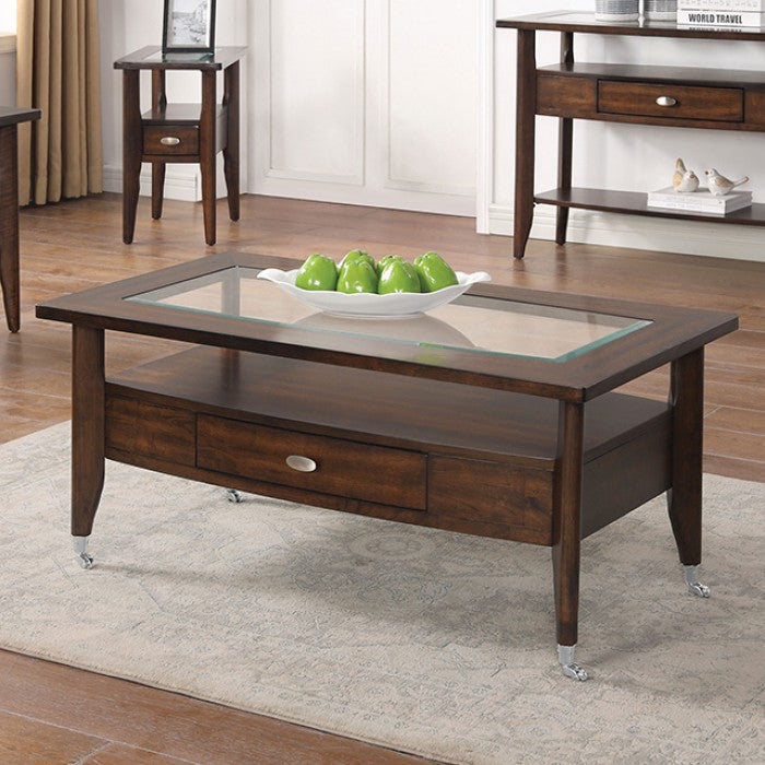 Riverdale Dark Walnut Coffee Table