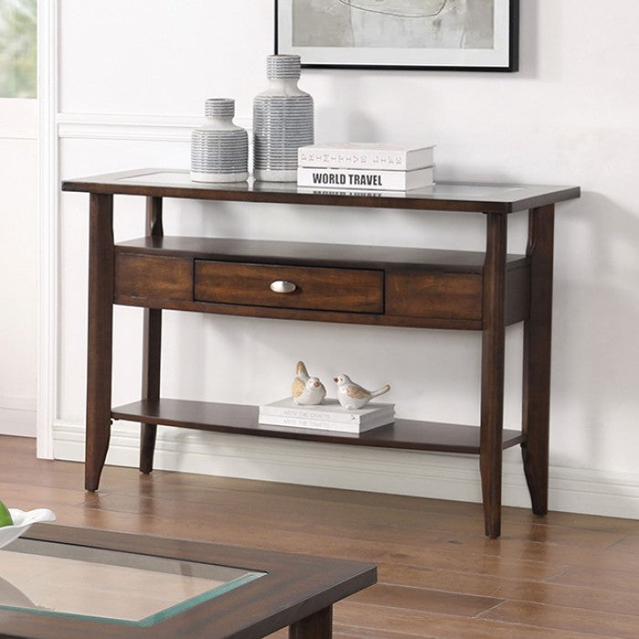 Riverdale Dark Walnut Sofa Table