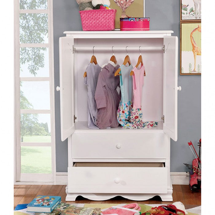 Dani  White  Armoire