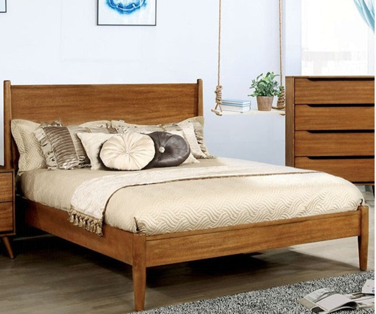 Lennart Oak Queen Bed