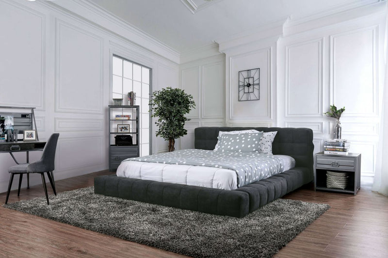 Wosley Dark Gray Bed