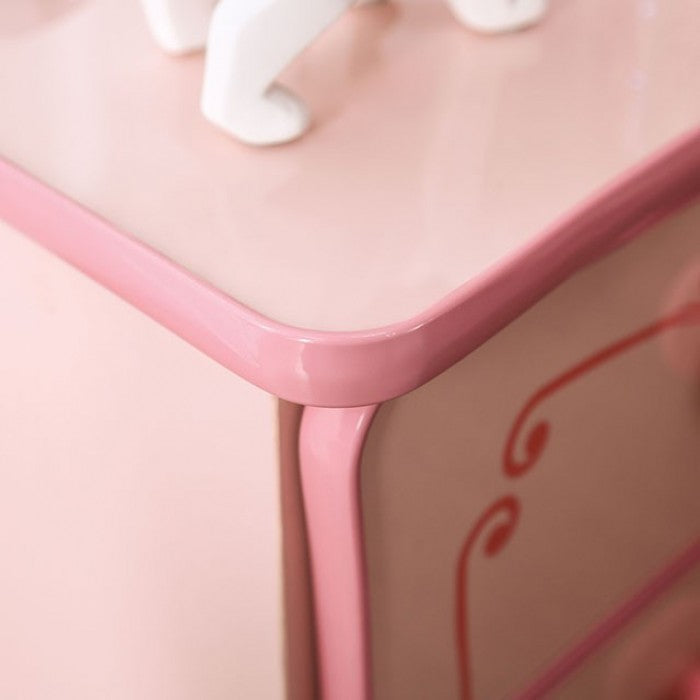 Rhenna Pink Youth Bedroom Nightstand