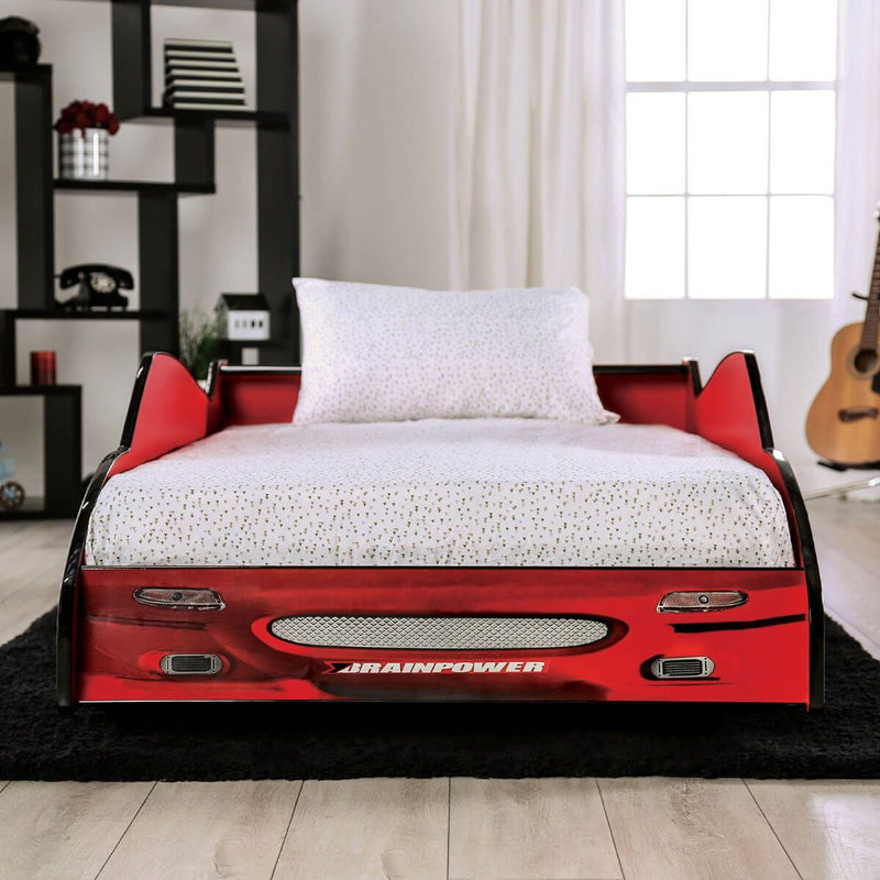 Dustrack Red Twin Car Bed