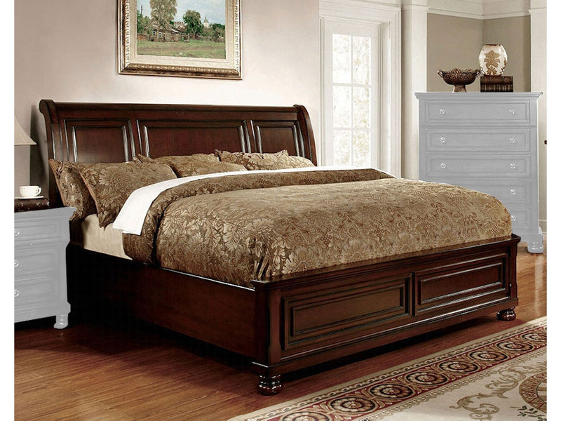 Northville Dark Cherry Queen Bed