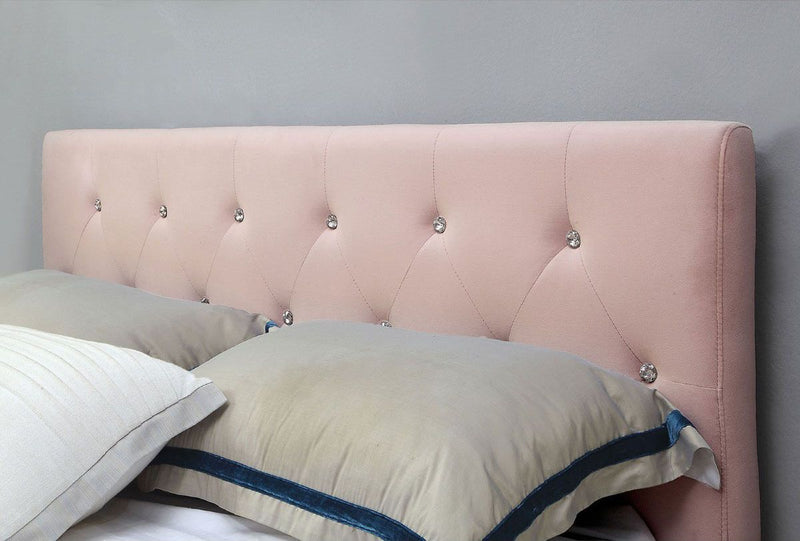 Velen Blush Pink Twin Bed