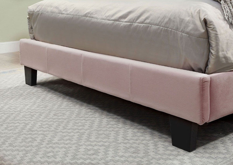 Velen Blush Pink Twin Bed