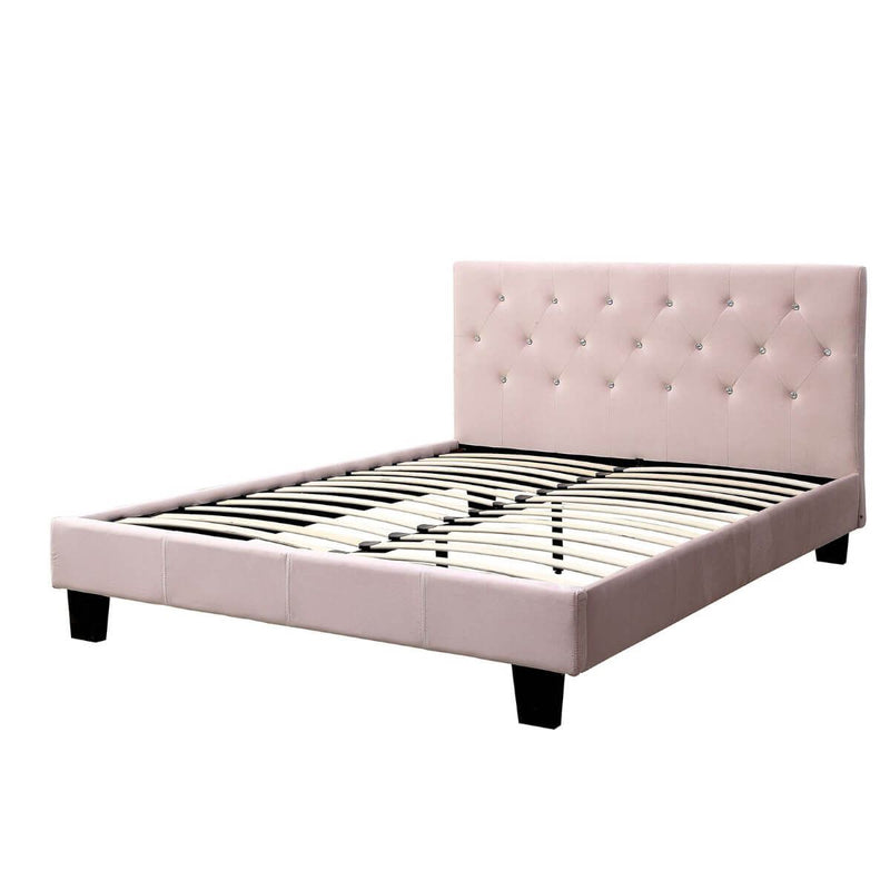 Velen Blush Pink Twin Bed