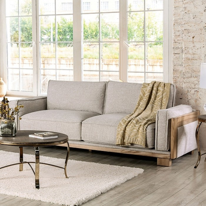 Harstad Light Brown & Natural Sofa