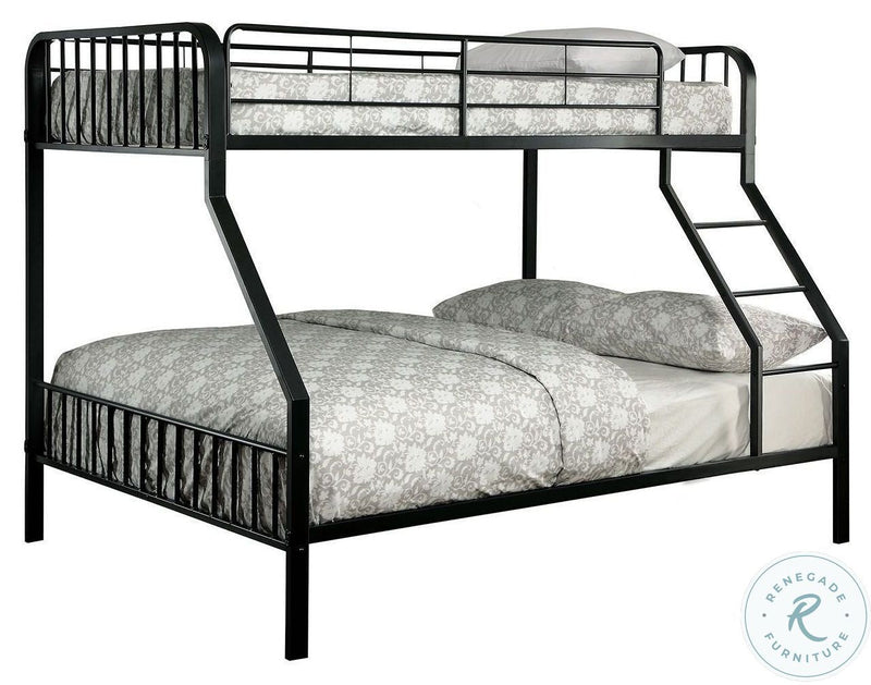 Clement Black Twin/Full Bunk Bed