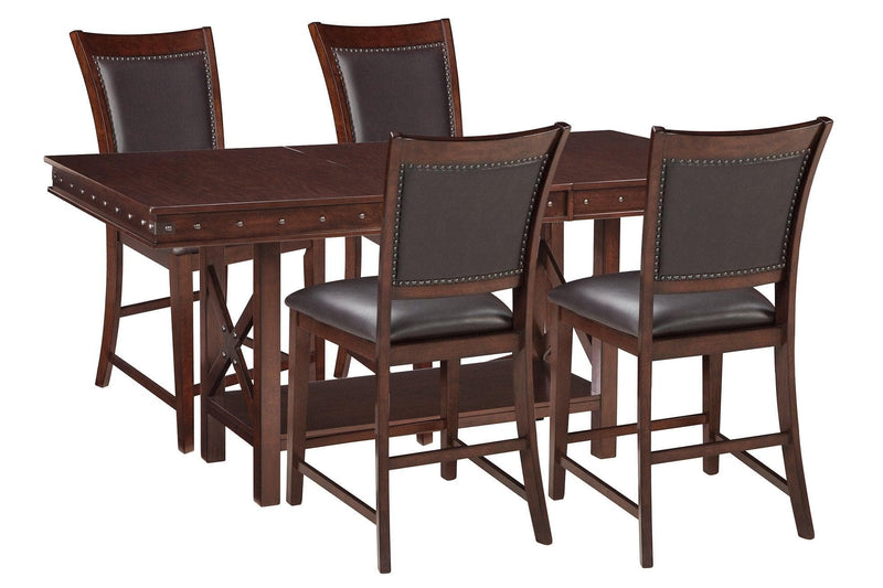 Collenburg 5-Piece Counter Height Dining Room Set - Ornate Home