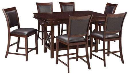 Collenburg 7-Piece Counter Height Dining Room Set - Ornate Home
