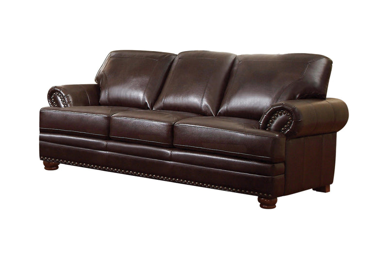 Colton - Brown - Stationary Sofa & Loveseat - Ornate Home