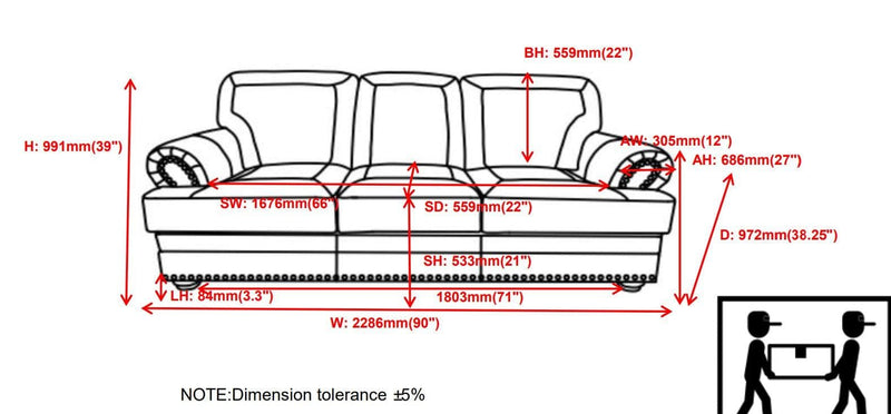 Colton - Brown - Stationary Sofa - Ornate Home