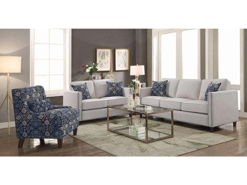 Coltrane  - Putty  - 3pc Living Room Set - Ornate Home