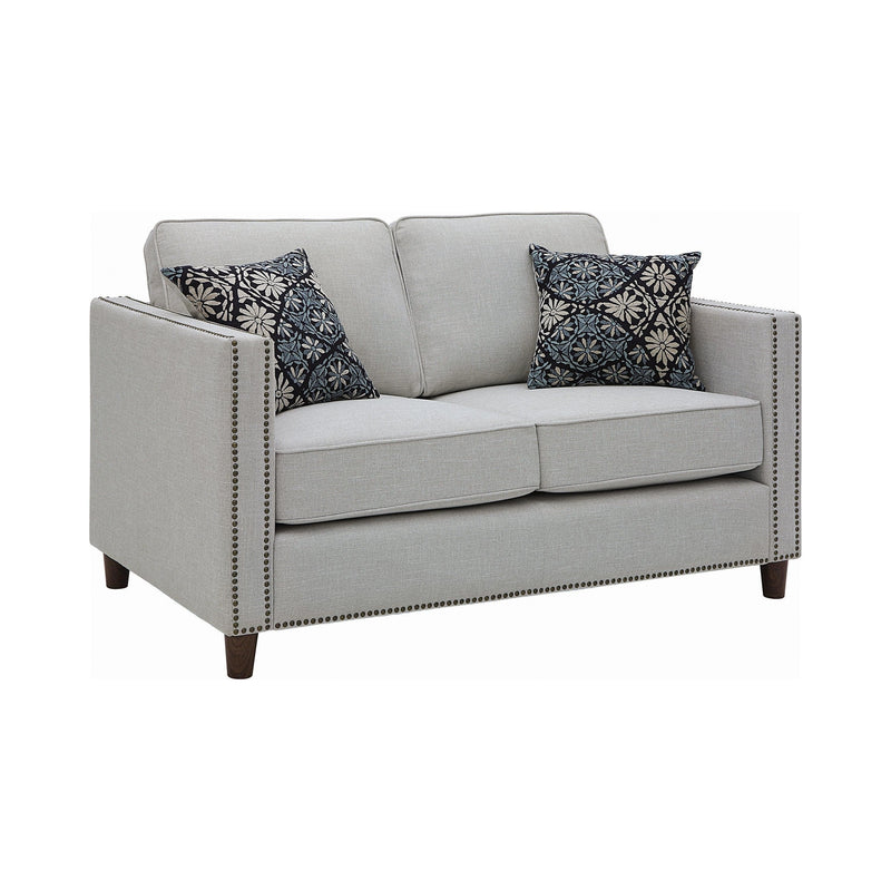 Coltrane - Putty -  Stationary Loveseat - Ornate Home